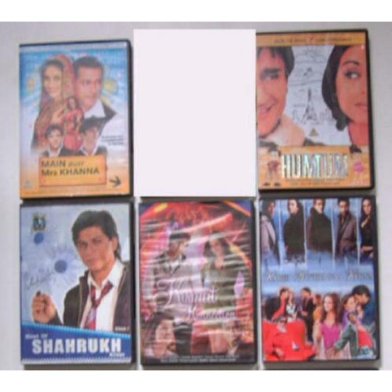 Hindi / Indian 31 stuks DVD's Films Movies