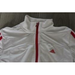 Wit vest ADIDAS, maat 164 (NE)