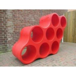 Cappellini cloud kunststof design retro vintage rood en wit