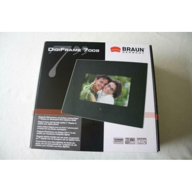 Nieuwe Braun Digiframe 7009 digitale fotolijst 7"