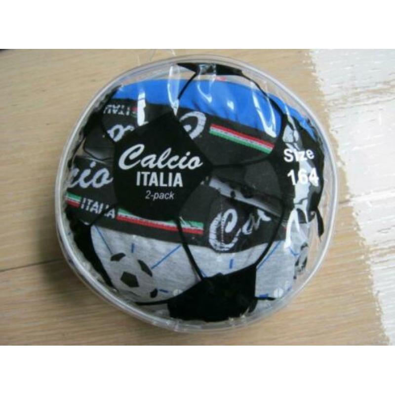 Calcio Italia boxers per 2 verpakt mt. 152 + 164 (2x)