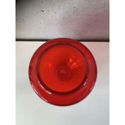 grote rode glazen vaas rood glas