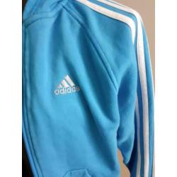 Adidas joggingsjas blauw 146