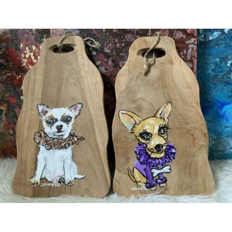 Chihuahua houten decoratie