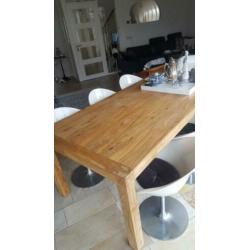 Eetkamertafel sheesham hout 2.10 mtr x 1.00 mtr