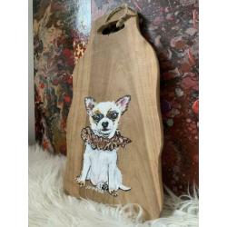 Chihuahua houten decoratie