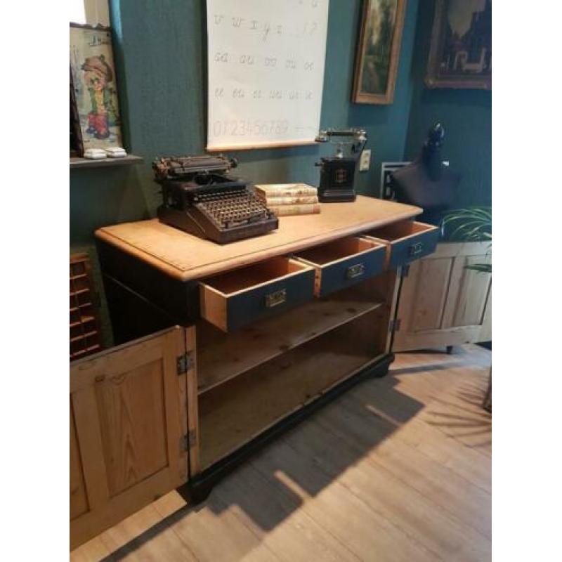 Brocante vintage dressoir tv kast ladekast keukenkast kast