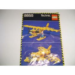 lego technic Set 8855-1: Prop Plane de set is met boekje b