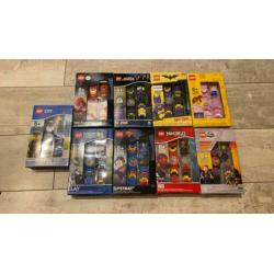 Lego, Superman, Flash, Kai, Batgirl, Joker, horloges, nieuw