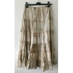 Boho Ibizi style rok mt 44/46 elastiek in taille