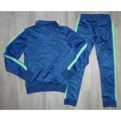 Set jasje broek joggingpak blauw geel 134-140 | Tygo & Vito