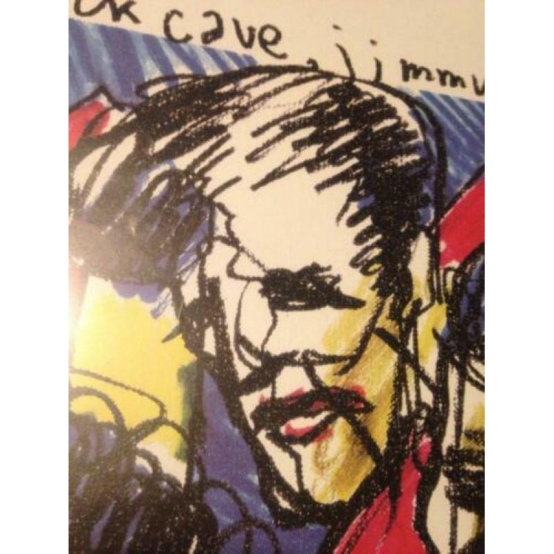 Herman brood litho Elvis Nick cave Jimmy H Jerry Lee Lewis