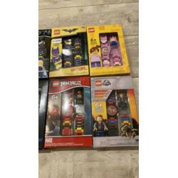 Lego, Superman, Flash, Kai, Batgirl, Joker, horloges, nieuw