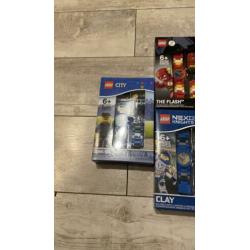 Lego, Superman, Flash, Kai, Batgirl, Joker, horloges, nieuw