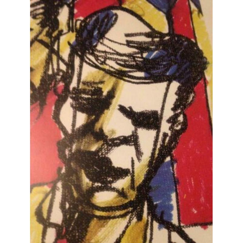 Herman brood litho Elvis Nick cave Jimmy H Jerry Lee Lewis