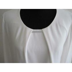 JOSEPH RIBKOFF WOL WITTE BLOUSE/TOP MT.38/40 **nieuw**