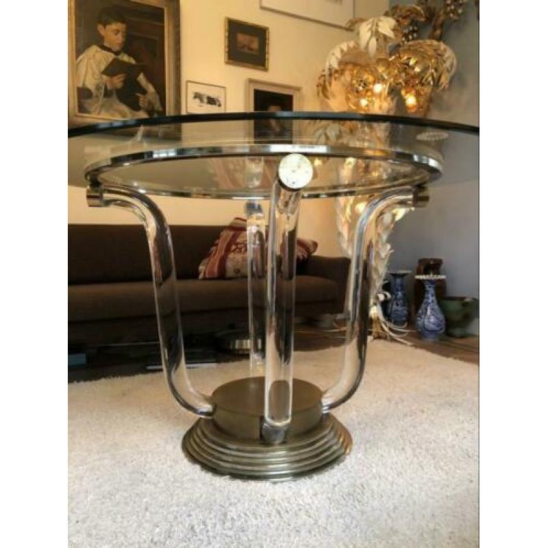 Geweldige vintage Hollywood regency tafel