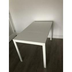 Uitschuifbare IKEA tafel van 80cm naar 120cm