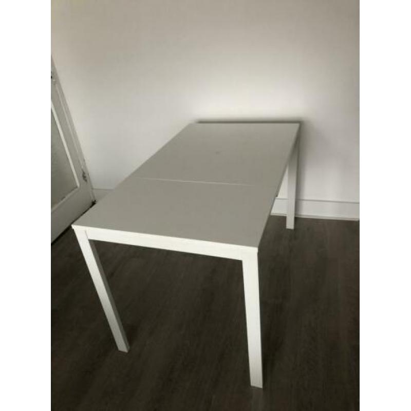 Uitschuifbare IKEA tafel van 80cm naar 120cm