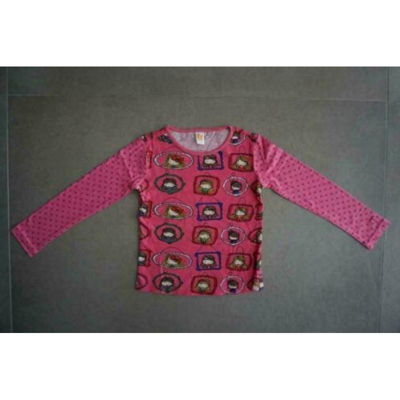 ZGAN Frendz Roze Shirt Shirtje Longsleeve, Popjes, Mt. 116