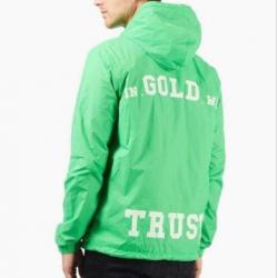 In Gold We Trust Windbreaker Heren maat M. NIEUW