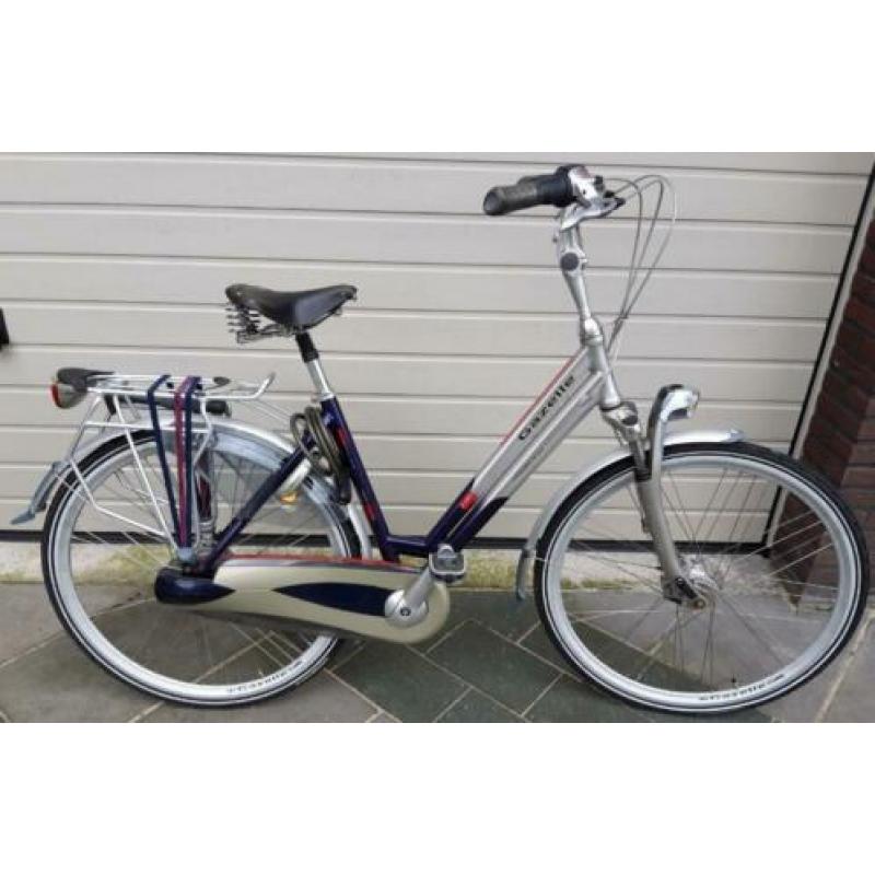 damesfiets Gazelle Chamonix blauw