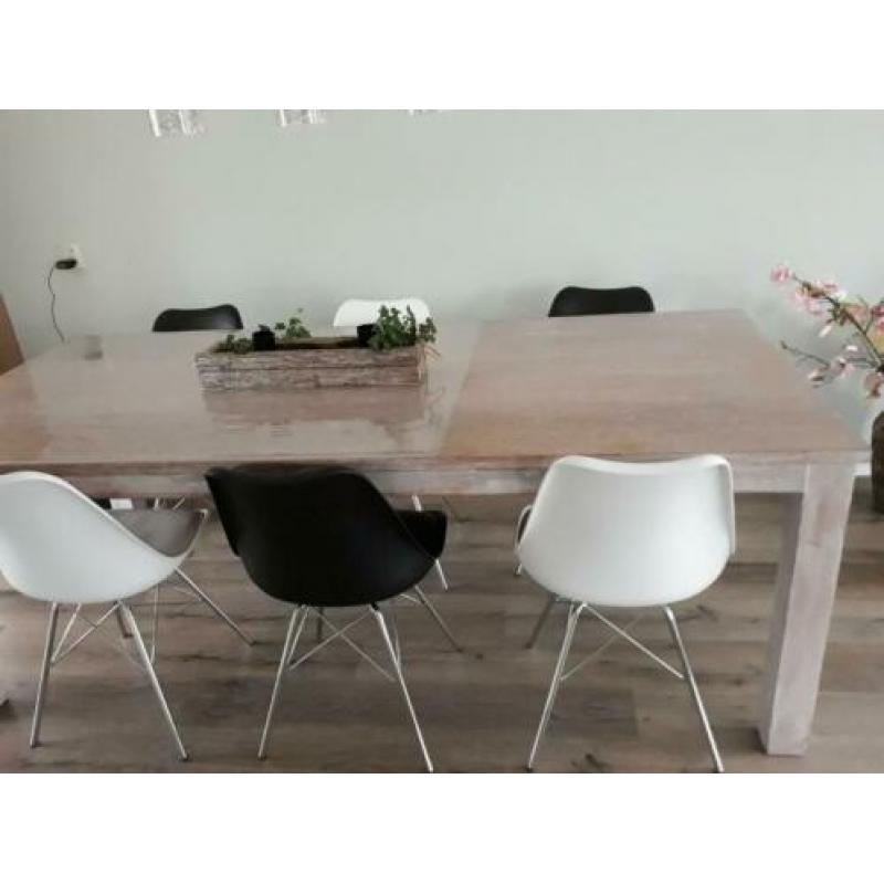 Teak houten tafel 220x100