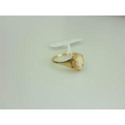 Ring goud met camee / Z6184