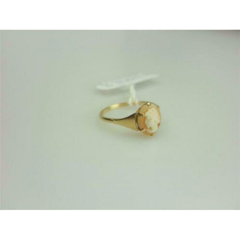 Ring goud met camee / Z6184