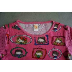 ZGAN Frendz Roze Shirt Shirtje Longsleeve, Popjes, Mt. 116