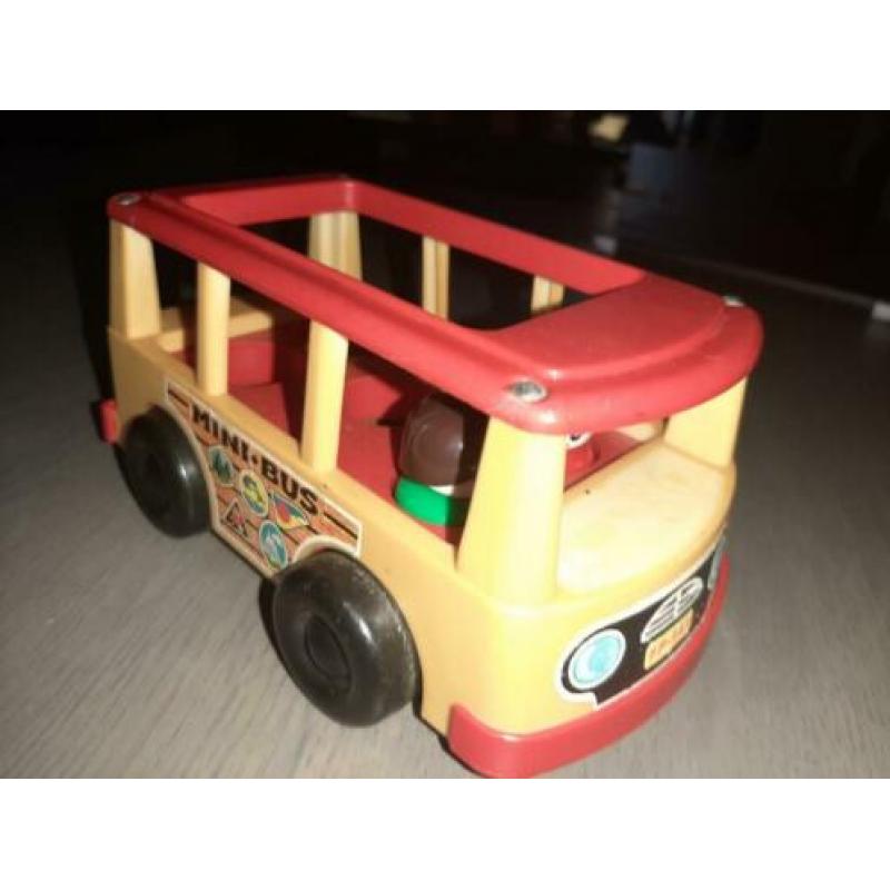 fisher price brandweer brandweerauto + bus schoolbus