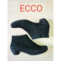 ECCO Nubuck leren booties. Nieuwstaat met doos. Maat 41.