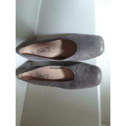 Leuke GABOR taupe nude ballerina instapper mt 7 40