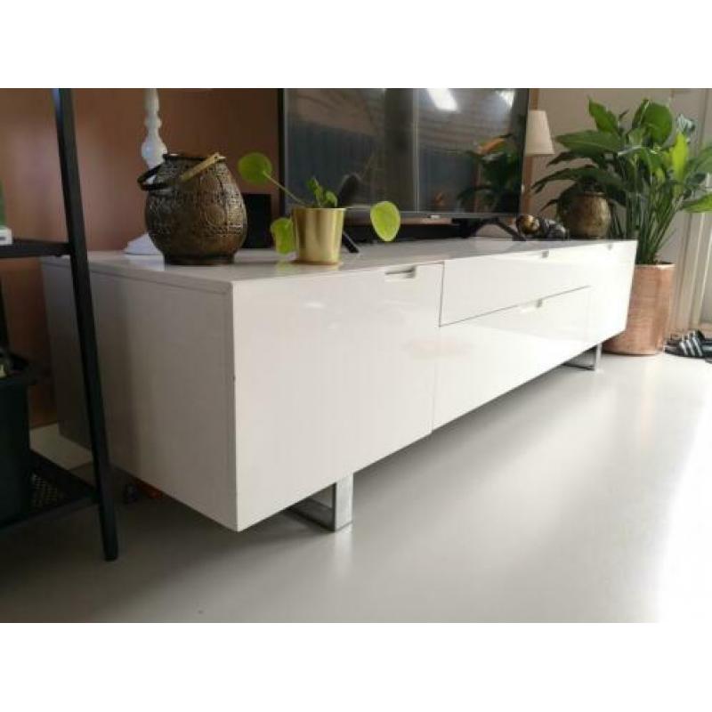 TV meubel dressoir wit hoogglans