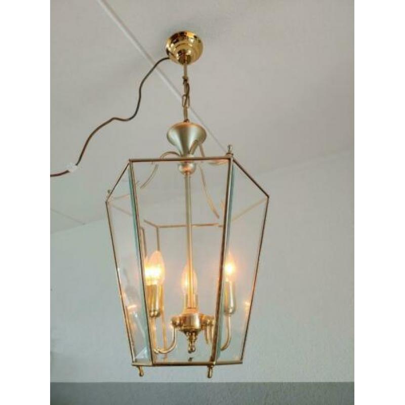 Cremasco illuminazione vintage antieke goudkleurige hanglamp