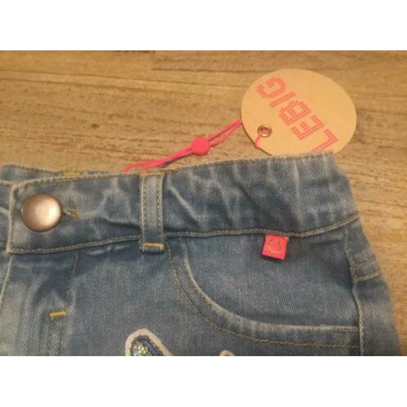 Nieuw kort spijkerbroekje jeans shorts Le Big merk 110/116