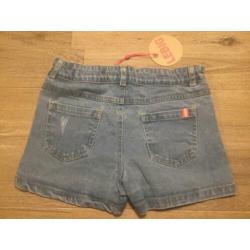 Nieuw kort spijkerbroekje jeans shorts Le Big merk 110/116