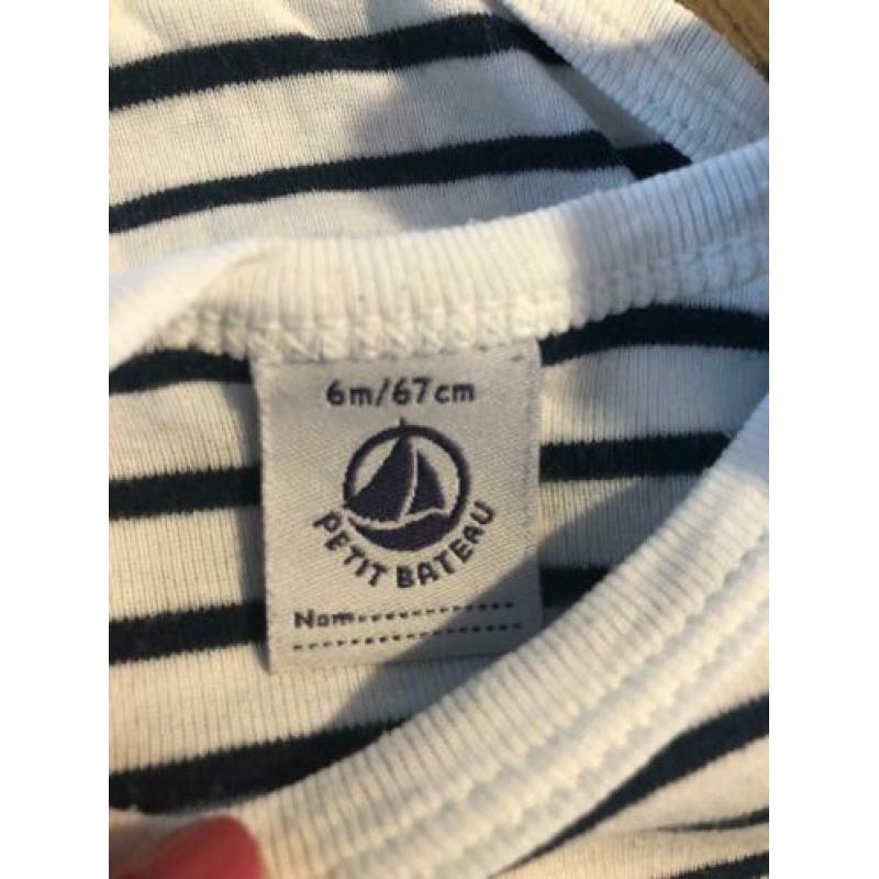 Rompertjes 11x! Petit bateau mt 67/6maanden