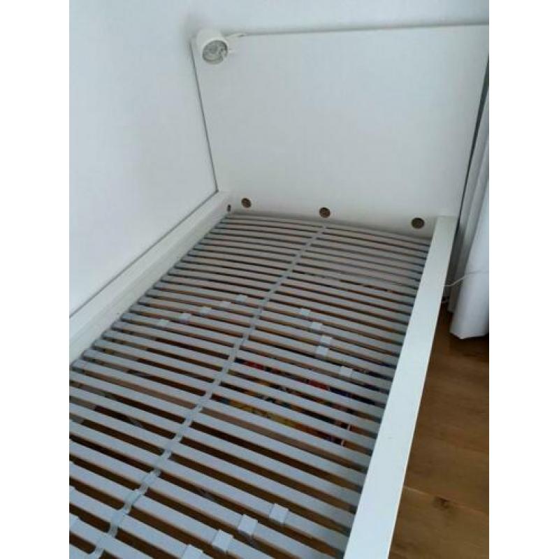 Ikea Malm bed kompleet onbeschadigd wit incl pocketmatras