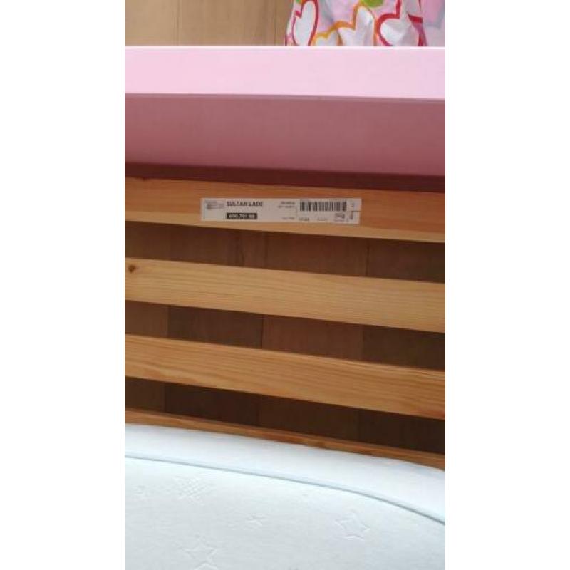 kinderbed junior/peuterbed roze voor meisjes van ikea