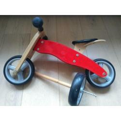 Houten loopfiets