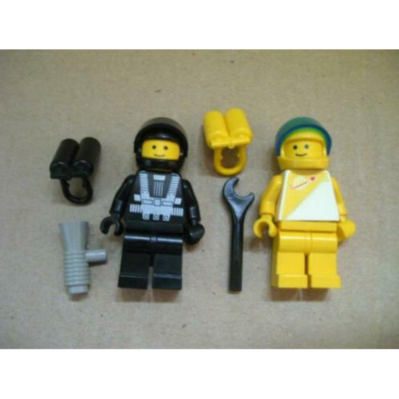 Lego set 6703 astronauten, Blacktron, Futuron minifiguren