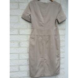 Joseph Janard beige jurk, formeel, elegant, maat 38 (UK12).