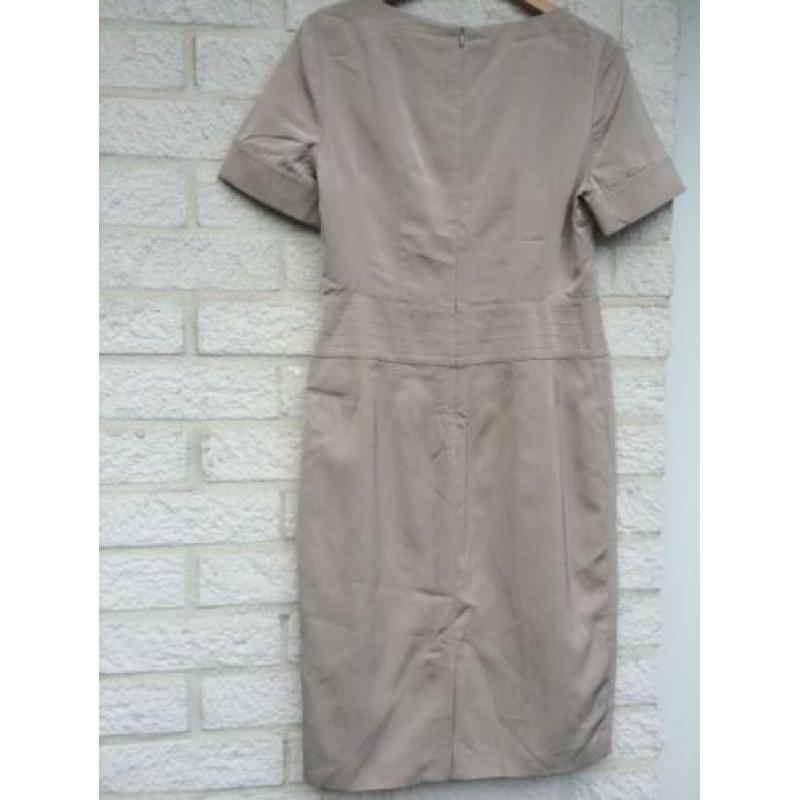 Joseph Janard beige jurk, formeel, elegant, maat 38 (UK12).