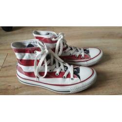 Converse All Stars / Amerikaanse Vlag maat 37