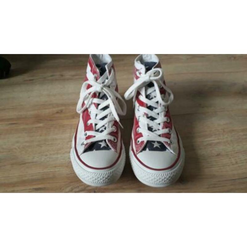 Converse All Stars / Amerikaanse Vlag maat 37