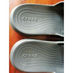 nieuwe CROCS SLOAN SLIDE SLIPPERS M7 /38, zwart