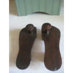 antieke paduka tempelslippers