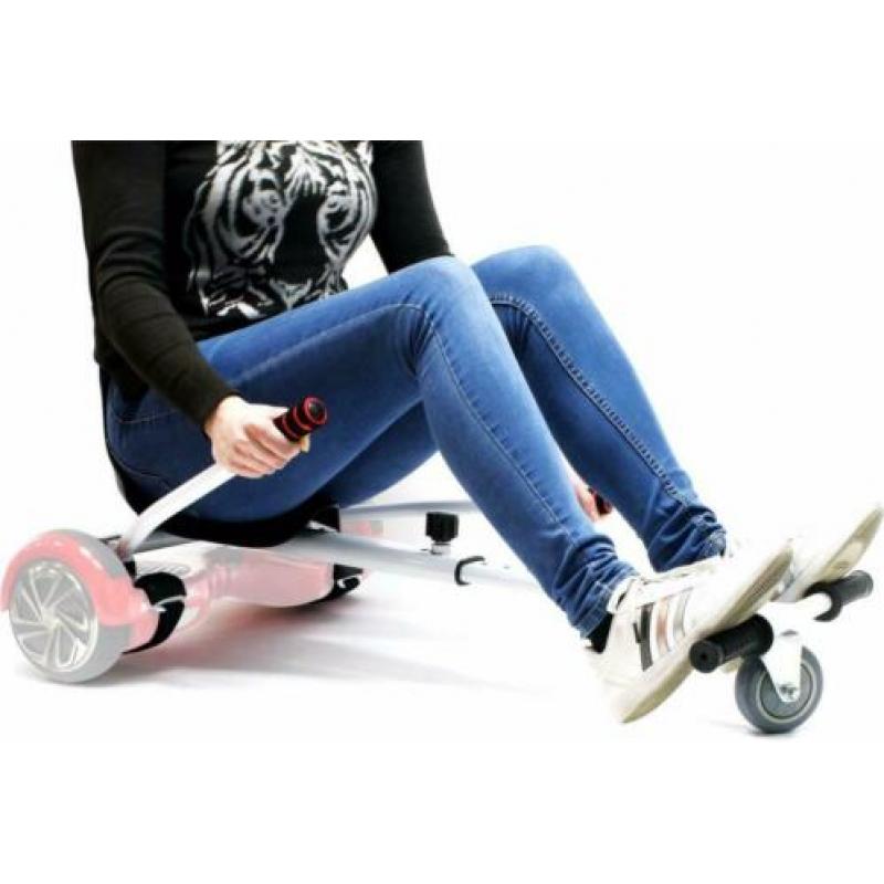 Hoverkart | Zitje voor Hoverboard | Wit