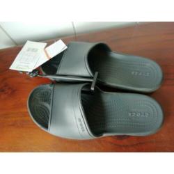 nieuwe CROCS SLOAN SLIDE SLIPPERS M7 /38, zwart